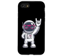 Custodia per iPhone SE (2020) / 7/8 Divertente astronauta Space Theme Rock On Cool Occhiali da sole design