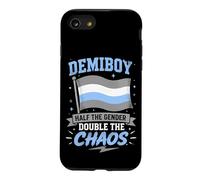Custodia per iPhone SE (2020) / 7/8 Divertente bandiera Demiboy metà del genere