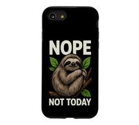 Custodia per iPhone SE (2020) / 7/8 Divertente bradipo che dice no, non oggi sarcastico