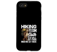 Custodia per iPhone SE (2020) / 7/8 Divertente bradipo escursionismo squadra bradipo ci arriveremo
