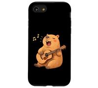 Custodia per iPhone SE (2020) / 7/8 Divertente Capybara Che Canta E Suona La Chitarra