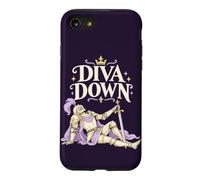 Custodia per iPhone SE (2020) / 7/8 Divertente cavaliere medievale diva giù umorismo rinascimentale