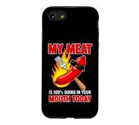 Custodia per iPhone SE (2020) / 7/8 Divertente dicendo che la mia carne va in bocca oggi