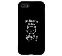 Custodia per iPhone SE (2020) / 7/8 Divertente gatto triste meme No Baking Today Bakery Lover Chef Baker