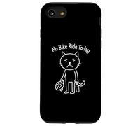 Custodia per iPhone SE (2020) / 7/8 Divertente gatto triste meme no bike ride oggi equitazione biker