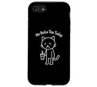 Custodia per iPhone SE (2020) / 7/8 Divertente gatto triste meme No Boba Tea Oggi Milktea Amante Bobaholic