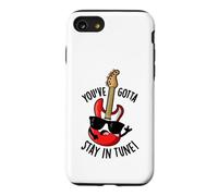 Custodia per iPhone SE (2020) / 7/8 Divertente gioco di parole con chitarra Ya Gotta Stay In Tune