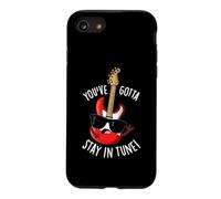 Custodia per iPhone SE (2020) / 7/8 Divertente gioco di parole con chitarra Ya Gotta Stay In Tune
