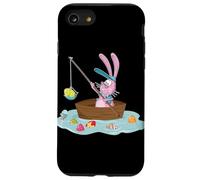 Custodia per iPhone SE (2020) / 7/8 Divertente Pasqua coniglietto pesca uovo caccia - Pasqua Domenica divertimento
