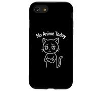 Custodia per iPhone SE (2020) / 7/8 Divertente Sad Cat Meme No Anime Oggi Manga Lovers Otaku Kawaii