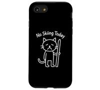 Custodia per iPhone SE (2020) / 7/8 Divertente Sad Cat Meme No Sciare Oggi Invernale Amanti Sport Neve