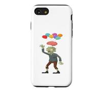Custodia per iPhone SE (2020) / 7/8 Divertente Zombie Cervello Balloon