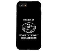 Custodia per iPhone SE (2020) / 7/8 Divertenti I Like Bagel Sono Vuoti Dentro Proprio Come Me