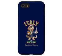 Custodia per iPhone SE (2020) / 7/8 dolce spinone cagna cane dama tazza caffè Italia bandiera