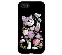 Custodia per iPhone SE (2020) / 7/8 Dolci Fiori Per Gatto Proprietari Di Composti Da Cats