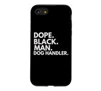 Custodia per iPhone SE (2020) / 7/8 Dope Black Man Dog Handler African American Pride