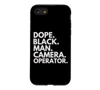 Custodia per iPhone SE (2020) / 7/8 Dope Black Man Operatore di ripresa African American Pride