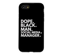 Custodia per iPhone SE (2020) / 7/8 Dope Black Man, responsabile dei social media, African American Pride
