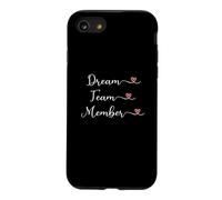 Custodia per iPhone SE (2020) / 7/8 Dream Team Member scritto a mano tipografia con un cuore