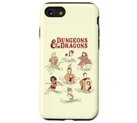 Custodia per iPhone SE (2020) / 7 / 8 Dungeons & Dragons Textbook Players Retro Vintage Logo