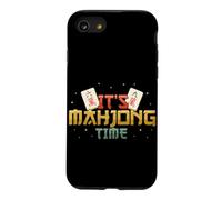 Custodia per iPhone SE (2020) / 7/8 È Mahjong Time Retro Tile Game Social Club Mahjong Giocatore