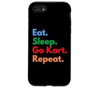 Custodia per iPhone SE (2020) / 7/8 Eat Sleep Go Kart Repeat - Go Kart Racers, piloti e amanti