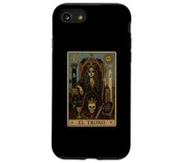 Custodia per iPhone SE (2020) / 7/8 El Trono Tarocchi Dark Gothic Skeleton Queen