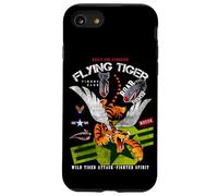 Custodia per iPhone SE (2020) / 7/8 Enjoy Cool Funny Tiger Flying Cartoon, Wild Tiger Graphic
