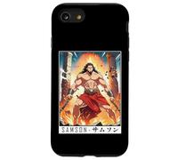 Custodia per iPhone SE (2020) / 7/8 Epic Japanese Anime Christian Faith Bible Graphic - Samson