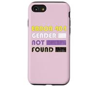 Custodia per iPhone SE (2020) / 7/8 Error 404 Gender Not Found per Non Binario