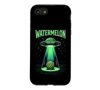 Custodia per iPhone SE (2020) / 7/8 Estate fantascientifica del rapimento di anguria UFO retrò