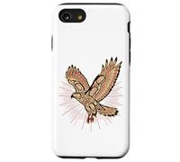 Custodia per iPhone SE (2020) / 7/8 Falco dalla coda rossa indiani nativi americani e natura solare