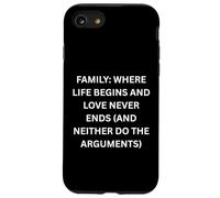 Custodia per iPhone SE (2020) / 7/8 Famiglia Dove la vita inizia e l'amore non finisce mai