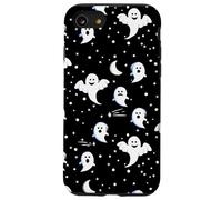 Custodia per iPhone SE (2020) / 7/8 Fantasmi carini Cielo notturno Luna Halloween Fantasma