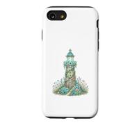 Custodia per iPhone SE (2020) / 7/8 Faro Pastello Cottagecore Giardino Fiorito