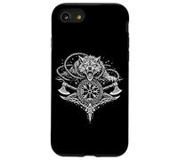 Custodia per iPhone SE (2020) / 7/8 Fenrir Wolf Odin Rune Fenrirwolf Guerriero vichingo Valhalla