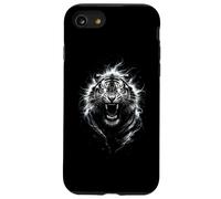 Custodia per iPhone SE (2020) / 7/8 Feroce Tigre Bianca Spirito Elettrico Rugg