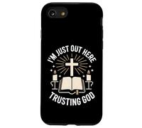 Custodia per iPhone SE (2020) / 7/8 Fidarsi di Dio Cristiano Croce Bibbia Culto