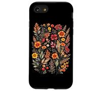 Custodia per iPhone SE (2020) / 7/8 Fiori di campo autunnali rustici floreali giardino botanico fiorito