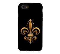 Custodia per iPhone SE (2020) / 7/8 Fleur De Lis Medievale Araldica Icona Arte