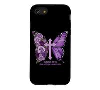 Custodia per iPhone SE (2020) / 7/8 Floreale Farfalla Isaia 41:1 Versetto Bibbia Consapevolezza Lupus