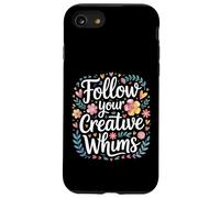 Custodia per iPhone SE (2020) / 7/8 Follow Your Creative Whims Artistic Potential Explore -