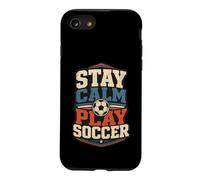 Custodia per iPhone SE (2020) / 7/8 Football Collection Stay Calm and Play Soccer