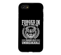 Custodia per iPhone SE (2020) / 7/8 Forged In Fire Isaiah 43:2 Fede Cristiana Indistruttibile