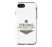 Custodia per iPhone SE (2020) / 7/8 FORTE ANCHE QUANDO FA MALE IL CORAGGIO D'ONORE EST.47