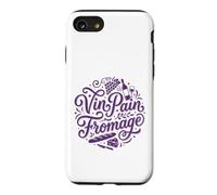 Custodia per iPhone SE (2020) / 7/8 Francese Vin Pain Fromage Vino Pane Formaggio Cultura
