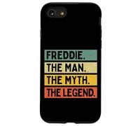 Custodia per iPhone SE (2020) / 7/8 Freddie L'uomo Il mito La leggenda Divertente Citazione Personalizzata