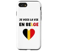 Custodia per iPhone SE (2020) / 7/8 Frieten Citation Frites Drapeau Belgique Humour Belge