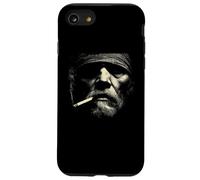 Custodia per iPhone SE (2020) / 7/8 Fumo di sigaretta Grizzled Face Urban Grit