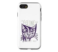 Custodia per iPhone SE (2020) / 7/8 Funny Cat Pun Sto bene, che ne dici di te?